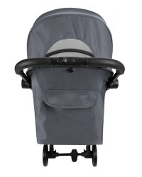Carucior sport pentru copii KikkaBoo Joy Dark Grey,Cadru din aluminiu,Sistem automat de pliere One Touch,Roti pivotante cu suspensii,Spatar si suport picioare reglabile,Capotina,recomandat de la nastere pana la 22kg - 5