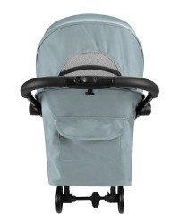 Carucior sport pentru copii KikkaBoo Joy MintBlue,Cadru din aluminiu,Sistem automat de pliere One Touch,Roti pivotante cu suspensii,Spatar si suport picioare reglabile,Capotina,recomandat de la nastere pana la 22kg - 1