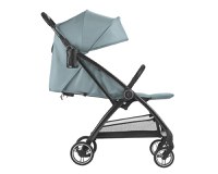 Carucior sport pentru copii KikkaBoo Joy MintBlue,Cadru din aluminiu,Sistem automat de pliere One Touch,Roti pivotante cu suspensii,Spatar si suport picioare reglabile,Capotina,recomandat de la nastere pana la 22kg - 3