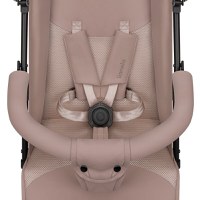 Carucior sport pentru copii Lionelo Elia Bej Taupe cu plasa de tantari, suport de picioare reglabil, spatar ajustabil in 4 pozitii, capotina XXL, pliere tip umbrela, capacitate 15 kg, 6 luni+ - 2