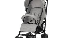 Carucior sport pentru copii Lorelli Ida Grey cu spatar reglabil in 4 pozitii, pliere tip umbrela, bara frontala detasabila, suport reglabil pentru picioare, roti cu suspensii