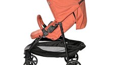 Carucior sport pentru copii Lorelli Rome Ginger 6 luni-3 ani cu spatar reglabil, bara frontala detasabila, suport picioare reglabil, greutate admisa 15 kg
