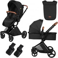 Carucior transformabil 2 in 1 Nasjo Onyx Skiddou Negru - 8