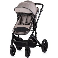 Carucior transformabil 2 in 1 pentru copii Chipolino Amore Latte cu suspensii, sezut reversibil, accesorii, greutate suportata 22 kg - 1