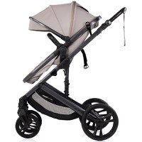 Carucior transformabil 2 in 1 pentru copii Chipolino Amore Latte cu suspensii, sezut reversibil, accesorii, greutate suportata 22 kg - 3