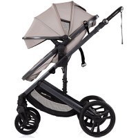 Carucior transformabil 2 in 1 pentru copii Chipolino Amore Latte cu suspensii, sezut reversibil, accesorii, greutate suportata 22 kg - 5