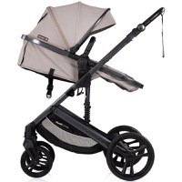 Carucior transformabil 2 in 1 pentru copii Chipolino Amore Latte cu suspensii, sezut reversibil, accesorii, greutate suportata 22 kg - 6