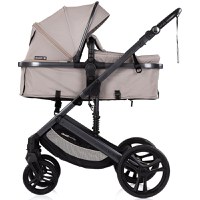Carucior transformabil 2 in 1 pentru copii Chipolino Amore Latte cu suspensii, sezut reversibil, accesorii, greutate suportata 22 kg - 7