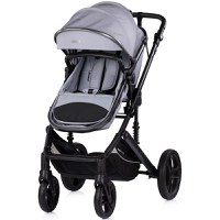 Carucior transformabil 2 in 1 pentru copii Chipolino Amore Platinum cu suspensii, sezut reversibil, accesorii, greutate suportata 22 kg - 1