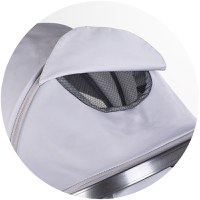 Carucior transformabil 2 in 1 pentru copii Chipolino Amore Platinum cu suspensii, sezut reversibil, accesorii, greutate suportata 22 kg - 2