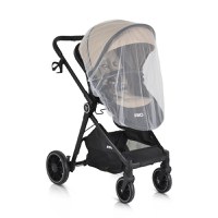 Carucior transformabil 2in1 Moni Rio Khaki pana la 22 kg,Cadru din aluminiu,Spatar reglabil,Scaun reversibil,Roti din spuma EVA pivotante cu amortizor si rulment,Baldachin,cu Husa picioare,Geanta,Plasa insecte,Suport pahar - 1