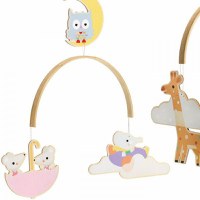 Carusel mobil lemn animalute - 1
