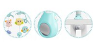 Carusel muzical 2in1 pentru bebelusi Ricokids Albastru cu telecomanda ,13 melodii linistitoare, cronometru, functie proiector si lampa de veghe - 7