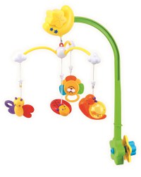 Carusel muzical electric din plastic Albinuta si prietenii sai ( 6 melodii) - 1