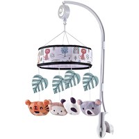 Carusel muzical pentru patut Chipolino Tropic cu prindere universala si melodii blande - 1