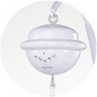 Carusel muzical pentru patut cu proiector Chipolino Cars - 3