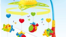Carusel muzical universal cu lumini Fairyland Plane