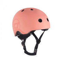 Casca de protectie pentru copii cu sistem de reglare magnetic cu led Scoot  Ride Peach S-M 3 ani+ - 6