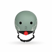 Casca de protectie pentru copii sistem de reglare magnetic cu led XXS-S 45-51 cm 1 an+ Green Lines Scoot Ride - 3