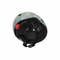 Casca de protectie pentru copii sistem de reglare magnetic cu led XXS-S 45-51 cm 1 an+ Green Lines Scoot Ride - 5