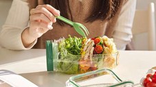 Caserola alimentara cu capac etans, reutilizabila, fara BPA 1l