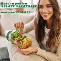 Caserola alimentara cu capac etans, reutilizabila, fara BPA 1l - 3