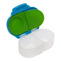 Caserola compartimentata Snackbox B.Box albastru cu verde - 1