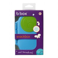 Caserola compartimentata Snackbox B.Box albastru cu verde - 7