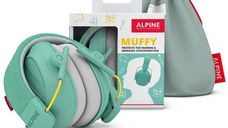 Casti antifonice ALPINE Muffy Kids pliabile pentru copii 5-16 ani SNR 25 verde menta ALP26498