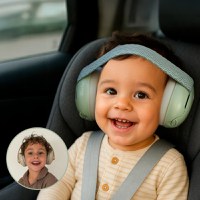 Casti antifonice pentru copii Zazu Kids Earmuffs Bej - 3