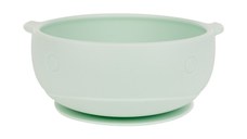 Castron din silicon KikkaBoo cu ventuza Whale Mint