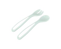 Castron multifunctional cu ventuza si tacamuri incluse 4in1 KikkaBoo Bowl Mint - 1