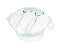 Castron multifunctional cu ventuza si tacamuri incluse 4in1 KikkaBoo Bowl Mint - 7