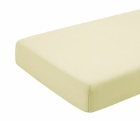 Cearceaf crem KidsDecor cu elastic din bumbac 60 x 107 cm - 2