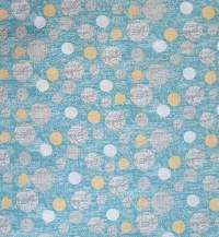 Cearceaf cu elastic 127x63 cm Bubble Blue - 3