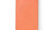 Cearceaf cu elastic Bocioland, Pentru patut, Din 100 bumbac jersey, 120x60 cm, 0 luni+, Coral