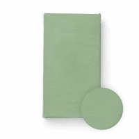 Cearceaf cu elastic Bocioland pentru patut din 100 bumbac jersey 120x60 cm 0 luni+ green - 1