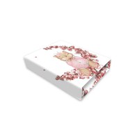 Cearceaf cu elastic MimiNu, pentru patut 120x60 cm, din bumbac, Design, Betty - 4