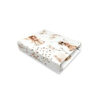 Cearceaf cu elastic MimiNu pentru patut 120x60 cm din bumbac Fairy - 3