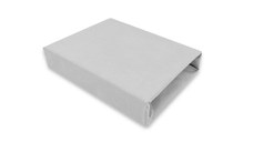 Cearceaf cu elastic Miminu pentru patut 90x40 cm din bumbac Royal Grey