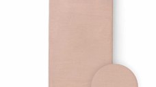 Cearceaf cu elastic pentru patut copii Bocioland Light Pink 120x60 cm, din 100 bumbac jersey, 0 luni+