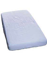 Cearceaf din bumbac cu elastic 120x60 cm Albastru - 1