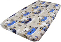 Cearceaf din bumbac cu elastic 120x60 cm Pirati - 1