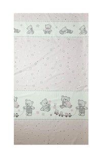 Cearceaf din bumbac pentru saltea 120x60 cm BearsToys Roz Beberoyal - 2