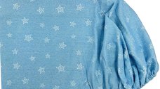 Cearceaf din jersey Stars in your eyes Blue cu elastic 60x120 cm