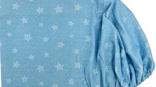 Cearceaf din jersey Stars in your eyes Blue cu elastic 60x120 cm