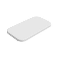 Cearceaf elastic impermeabil PetiteMars pentru patut co-sleeper din bumbac 84x50 cm alb - 5