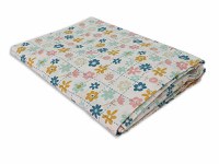 Cearceaf Floricele jucause KidsDecor cu elastic din bumbac 70 x 140 cm - 3