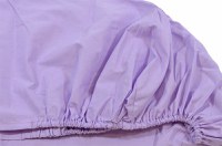 Cearceaf mov KidsDecor cu elastic din bumbac 80 x 160 cm - 1