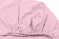 Cearceaf roz KidsDecor cu elastic din bumbac 100x200 cm - 2